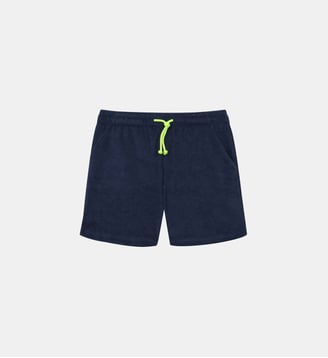 Short bleu nuit en éponge - Gili's - Bleu nuit