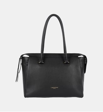 Sac cabas épaule Dune en cuir - Lancaster - Noir
