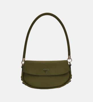 Sac d’épaule en daim Danya - Guess - Vert multi