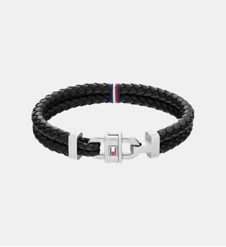 Bracelet cordon Carabiner Noir 2790361-PAR - Tommy Hilfiger - Noir