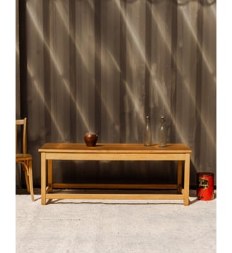 Table basse en bois Léonie N°1127- Produit chiné - Debongout - Bois clair