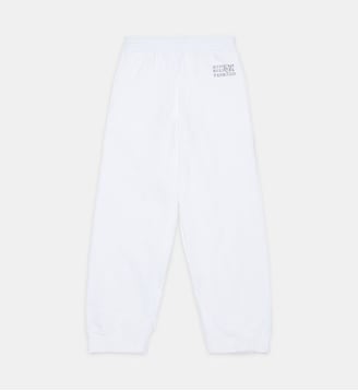 Pantalon en molleton avec logo - MM6 Maison Margiela - Blanc