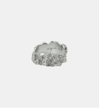 bague senga couleur argentée - Agnès b. - Metal vieil argent