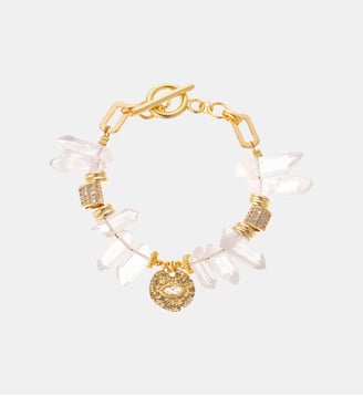 Bracelet chaîne avec pampille HEKTOR - Hipanema - Doré