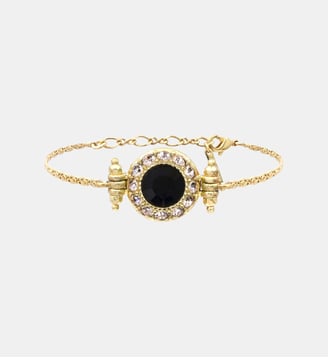 Bracelet chaîne   - Traviata - Satellite - Noir quartz