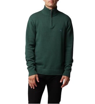 Pull droit en coton à col zip Merrick Bay Rodd & Gunn