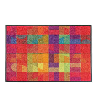 Tapis decor caoutchouc & nylon - Garnier Thiebaut - Pink