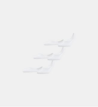 Chaussettes Invisibles Step Medium Cut 3-Pack Coton - Falke - Blanc