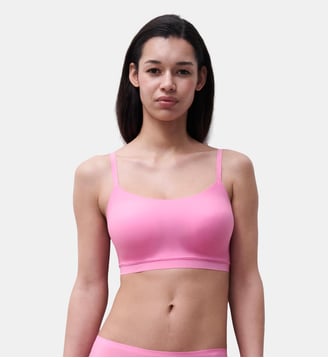 Bralette coques seconde peau - Chantelle - Rose pivoine