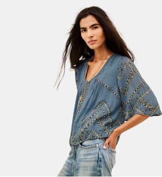 BLOUSE PLACIDO - Ba&sh - Bleu