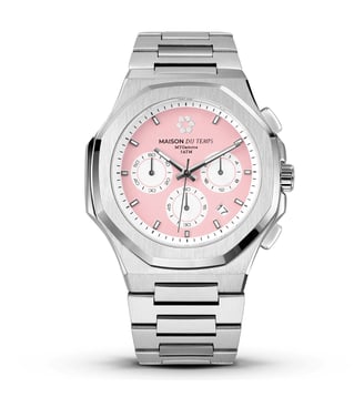 Montre Gamma Rose, Blanc 412-A - Maison du Temps - Argenté
