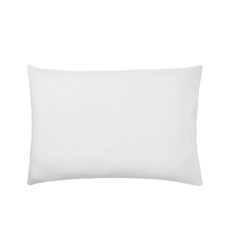 Taie d'oreiller unie en gaze de coton, TENDRESSE - Essix - Blanc