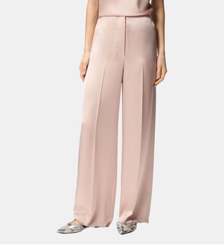 Pantalon en satin - Pinko - Rose acajou
