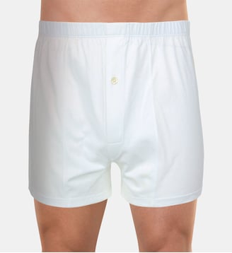 Caleçon homme coton d'Egypte - Eminence - Blanc