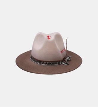 Chapeau en feutrine réglable BOYCE - Wild - Blanc