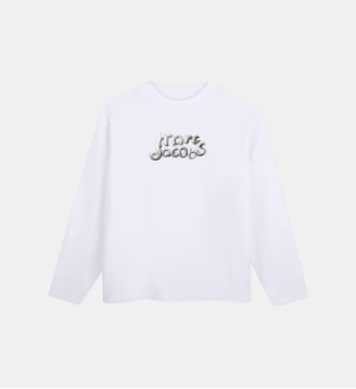 Tee-shirt manches longues - Marc Jacobs Kids - Blanc