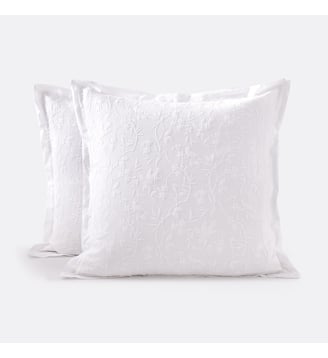 Housse de coussin matelassée - La Redoute Interieurs - Blanc
