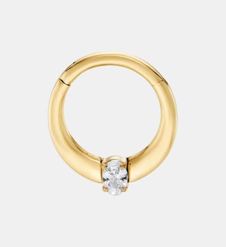Piercing titane anneau daith Celeste or Nebuleuse Bijoux