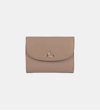Portefeuille dos à dos Paris Philos en cuir - Lancaster - Praline