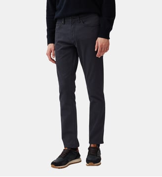 Jean droit en coton stretch Motion Mélange - Rodd & Gunn - Marine