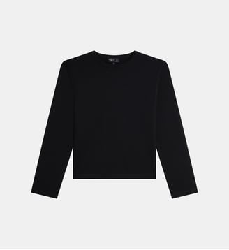 t-shirt en coton - Agnès b. - Noir