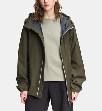 Veste imperméable à capuche RAINPACK 70 - Aigle - Vert olive foncé