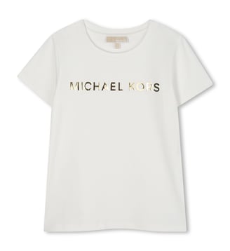 T-shirt manches courtes - Michael Kors Kids - Off white