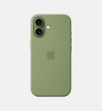 Coque iPhone 17 MagSafe silicone Vert ardoise - Apple - Vert
