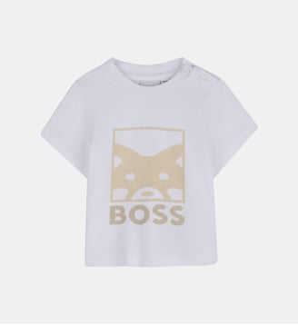 Tee-shirt manches courtes - BOSS Kidswear - Blanc