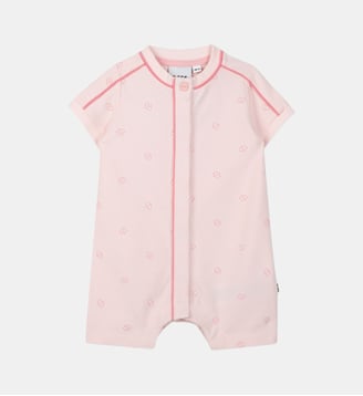 Combinaison courte imprimée en une pièce - BOSS Kidswear - Rose
