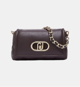 Sac LaPuffy moyen avec design matelassé - Liu Jo - Aubergine