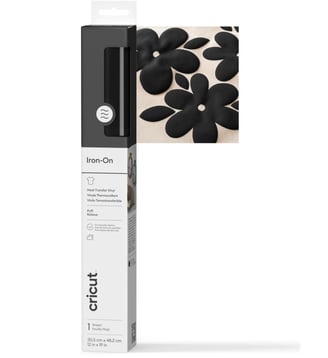 Accessoire Puff Iron On Black - Cricut - Noir