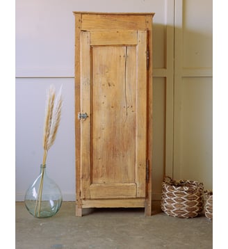 Armoire parisienne façon bonnetière Blandine N°475- Produit chiné - Debongout - Bois clair