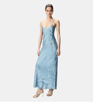 Robe nuisette à imprimé bijou placé Pinko