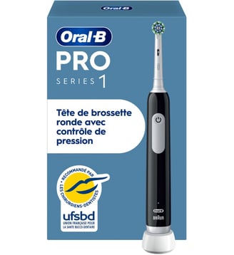Brosse à dents électrique Pro 1 Noire Cross Action Oral B
