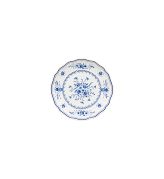 Assiette à Apéritifs Vila - Costa Nova - Blanc et bleu
