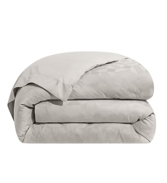 Housse de couette Palacio 100% coton - Le Jacquard Francais - Perle