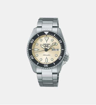 Montre automatique Sport Blanc SRPK31K1 - Seiko 5 - Argenté