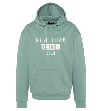 Sweatshirt à capuche NEW YORK - Schott - Kaki