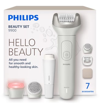 Epilateur électrique BRE738/00 Kit bien-etre - Philips - Blanc