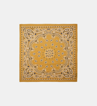 Foulard medium à motifs PAISLEY - Wild - Camel