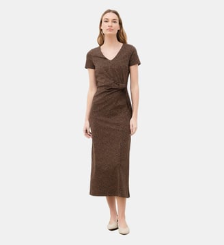 Robe rbobbyl - Motif uni - Coton - Caroll - Marron