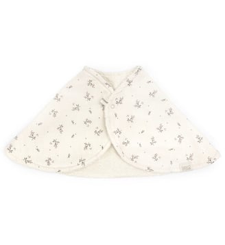 Bavoir d'épaule 2 en 1 Burpy - Babyshower - Écru