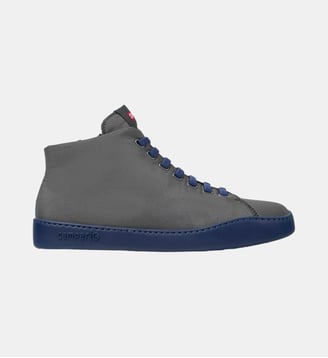 Baskets Peu Touring cuir - Camper - Gris moyen