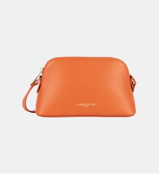 Petit sac demi lune Sierra Jia en cuir - Lancaster - Orange