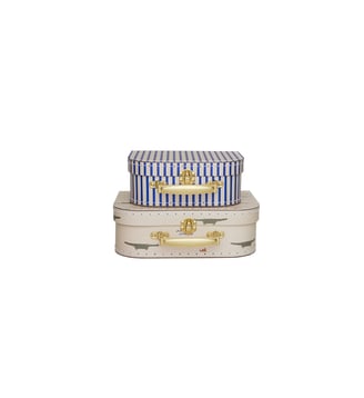 Boîte de rangement en carton  Mini - OYOY - Beige