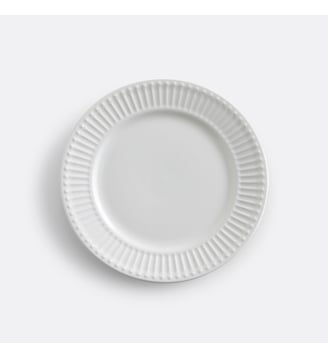 Lot de 6 assiettes à dessert en porcelaine - La Redoute Interieurs - Blanc