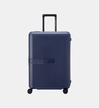 Valise rigide 4R 66cm - Delsey Paris - Bleu foncé