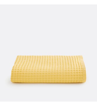 Drap de bain coton effet nid d'abeille La Redoute Interieurs