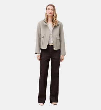 Manteau gmaddie2 - Motif uni - Polyester recycle - Caroll - Marron clair